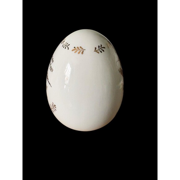 Danbury Mint Roger Tory Peterson Porcelain Songbird Egg Bluebird 1995 - Picture 4 of 6